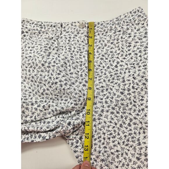 Talbots 10 PETITES 10P floral print ankle capri pants career casual whimsical * - Picture 6 of 7